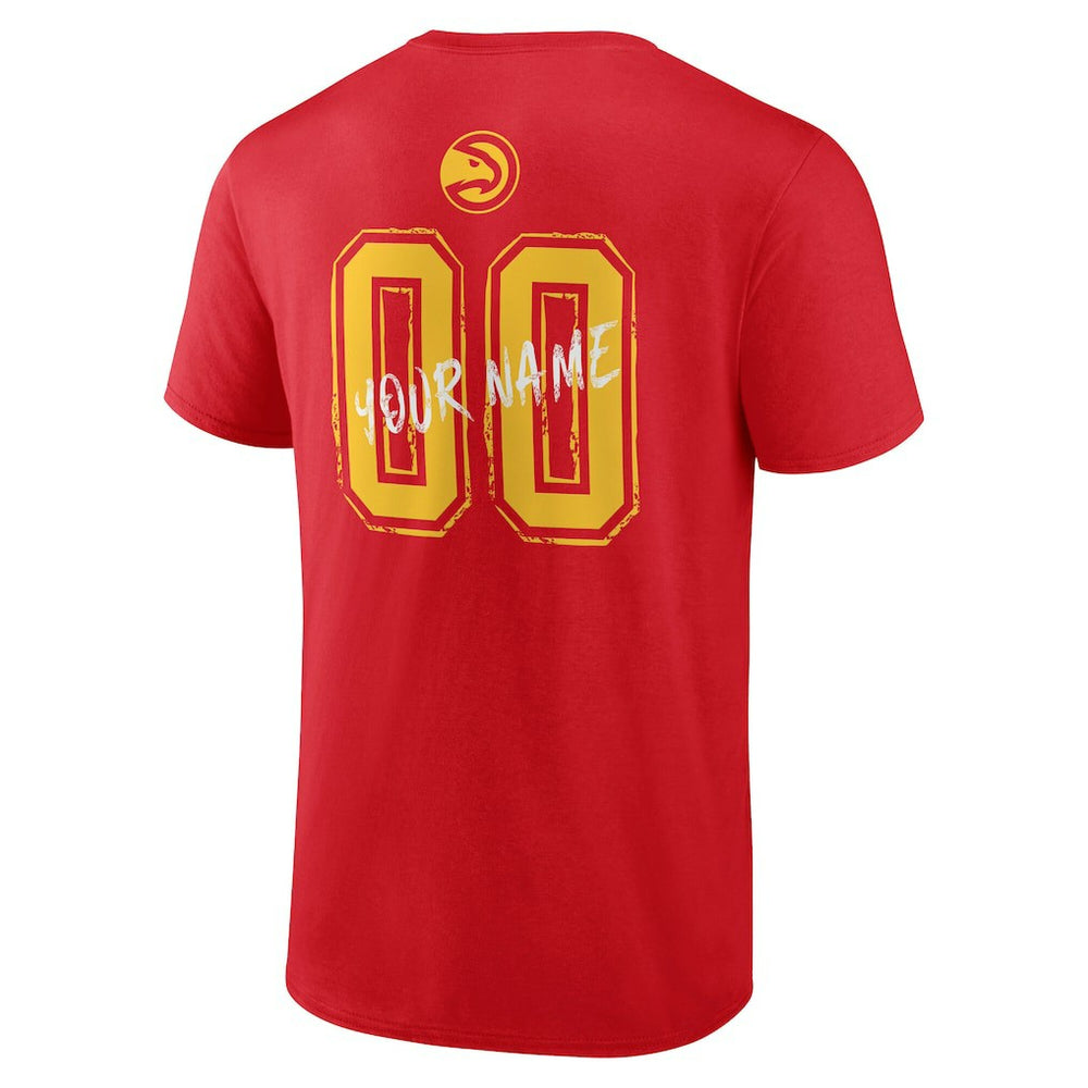 Atlanta Hawks Hustle Custom T-Shirt - Red cheap