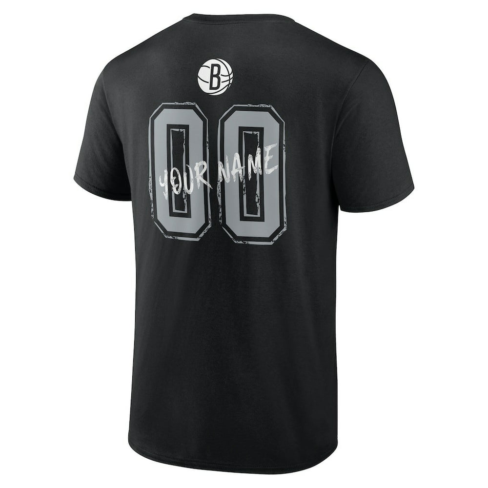 Brooklyn Nets Hustle Custom T-Shirt - Black online