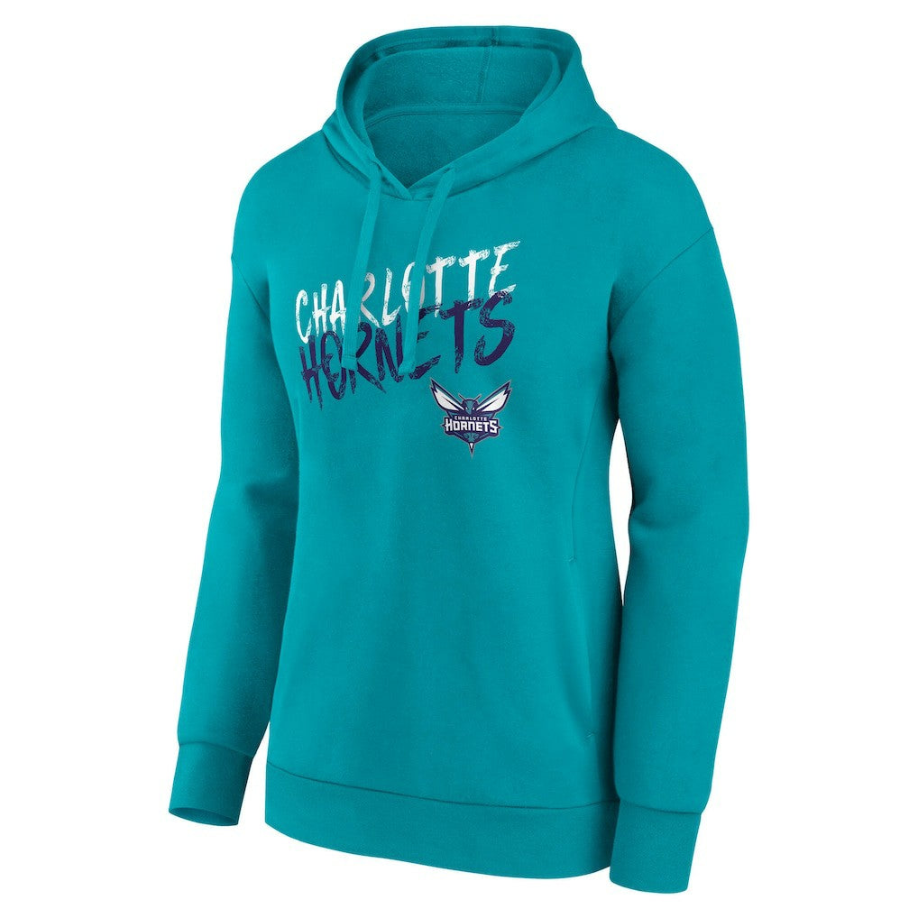 Charlotte Hornets Women's Hustle Custom Pullover Hoodie - Teal online