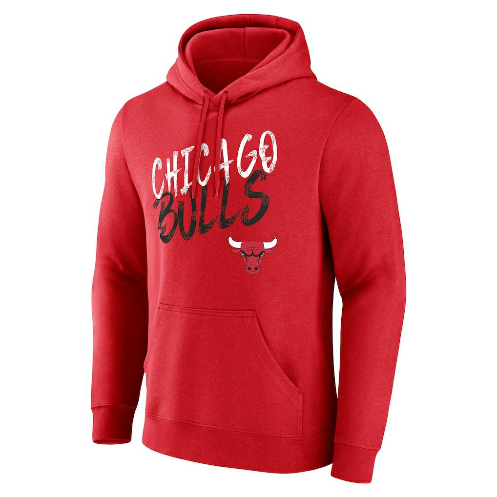 Chicago Bulls Hustle Custom Pullover Hoodie - Red shop