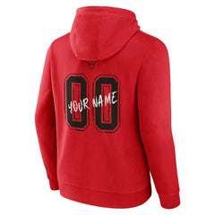 Chicago Bulls Hustle Custom Pullover Hoodie - Red shop