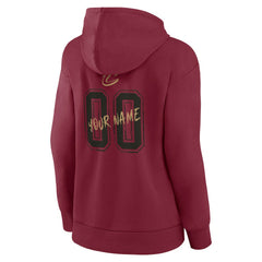 Cleveland Cavaliers Women's Hustle Custom Pullover Hoodie sale - Wine outlet