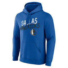 Dallas Mavericks Hustle Custom Pullover Hoodie sale - Blue discount
