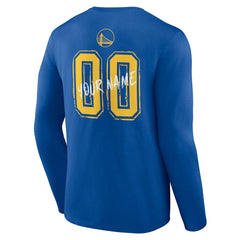 Golden State Warriors Hustle Custom Long Sleeve T-Shirt sale - Royal online