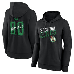 Boston Celtics Women's Hustle Custom Pullover Hoodie - Black sale