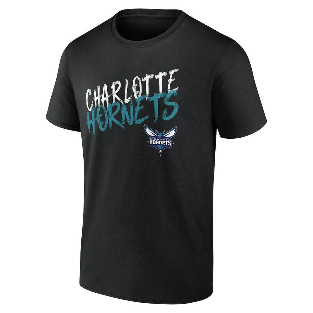 Charlotte Hornets Hustle Custom T-Shirt - Black shop