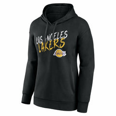 Los Angeles Lakers Women's Hustle Custom Pullover Hoodie - Black outlet