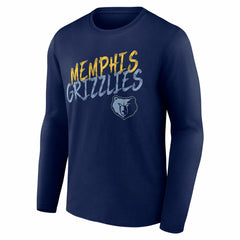 Memphis Grizzlies Hustle Custom Long Sleeve T-Shirt - Navy discount