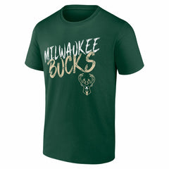 Milwaukee Bucks Hustle Custom T-Shirt - Hunter Green cheap