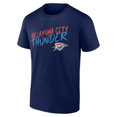 Oklahoma City Thunder Hustle Custom T-Shirt - Navy discount