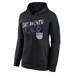 Sacramento Kings Women's Hustle Custom Pullover Hoodie - Black outlet