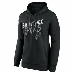 San Antonio Spurs Women's Hustle Custom Pullover Hoodie - Black sale