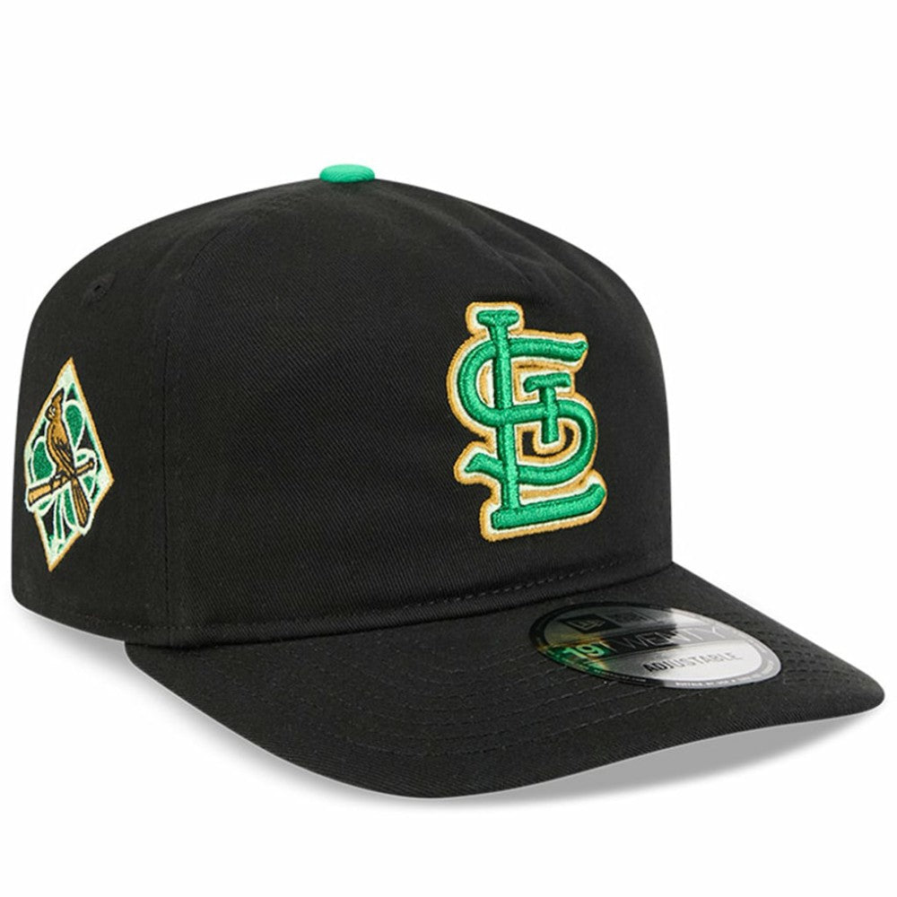 St. Louis Cardinals 2026 St. Patrick's Day 19TWENTY Adjustable Hat Black