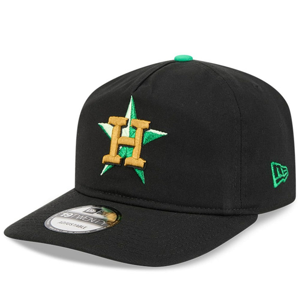Houston Astros 2026 St. Patrick's Day 19TWENTY Adjustable Hat Black