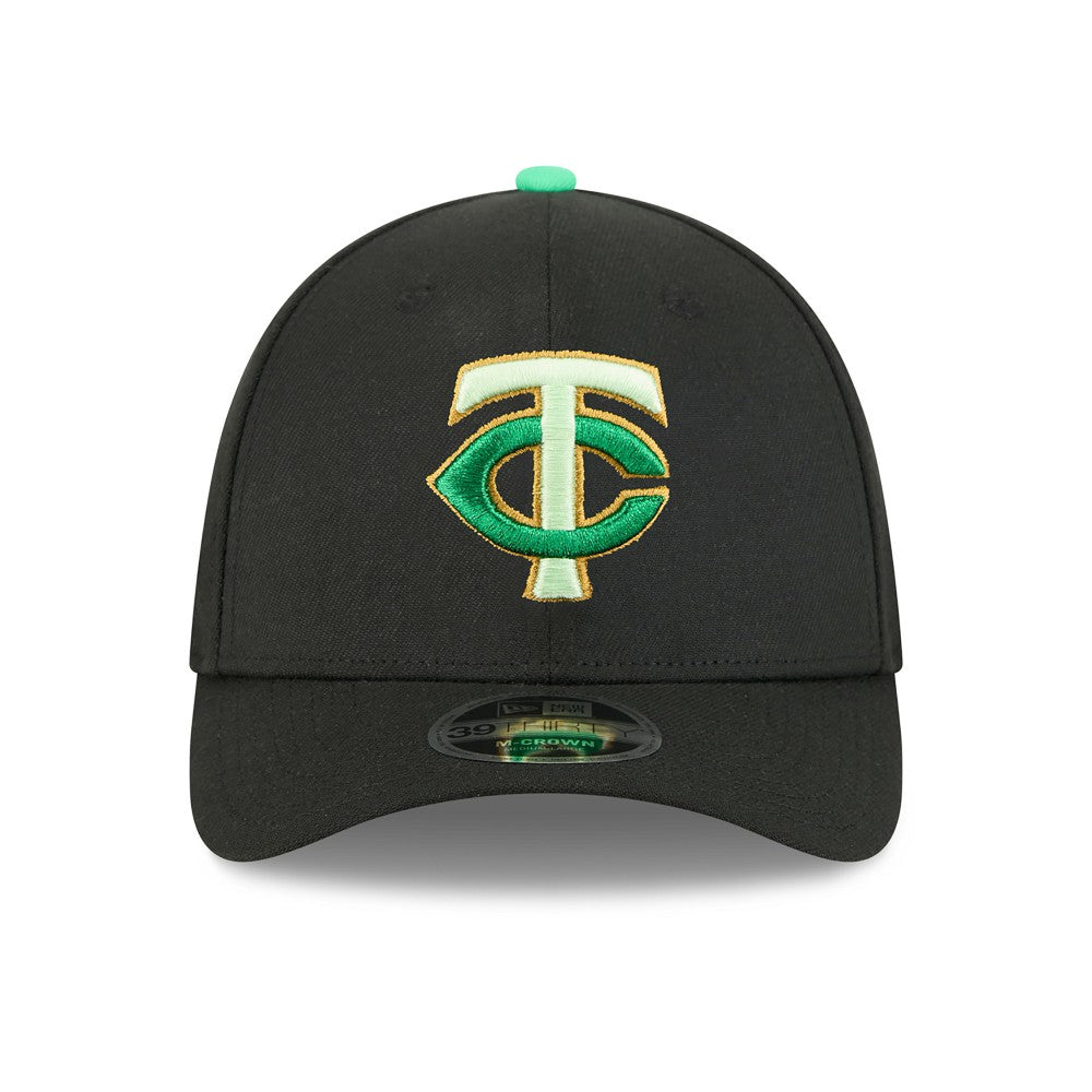 Minnesota Twins 2026 St. Patrick's Day 39THIRTY Flex Hat Black