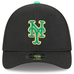 New York Mets 2026 St. Patrick's Day 39THIRTY Flex Hat Black