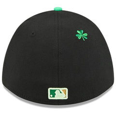 New York Mets 2026 St. Patrick's Day 39THIRTY Flex Hat Black