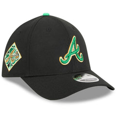 Atlanta Braves 2026 St. Patrick's Day 39THIRTY Flex Hat Black