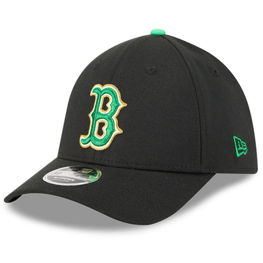 Boston Red Sox 2026 St. Patrick's Day 39THIRTY Flex Hat Black