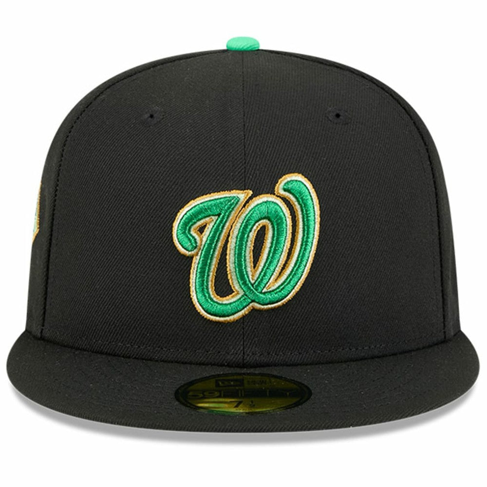 Washington Nationals 2026 St. Patrick's Day 59FIFTY Fitted Hat Black