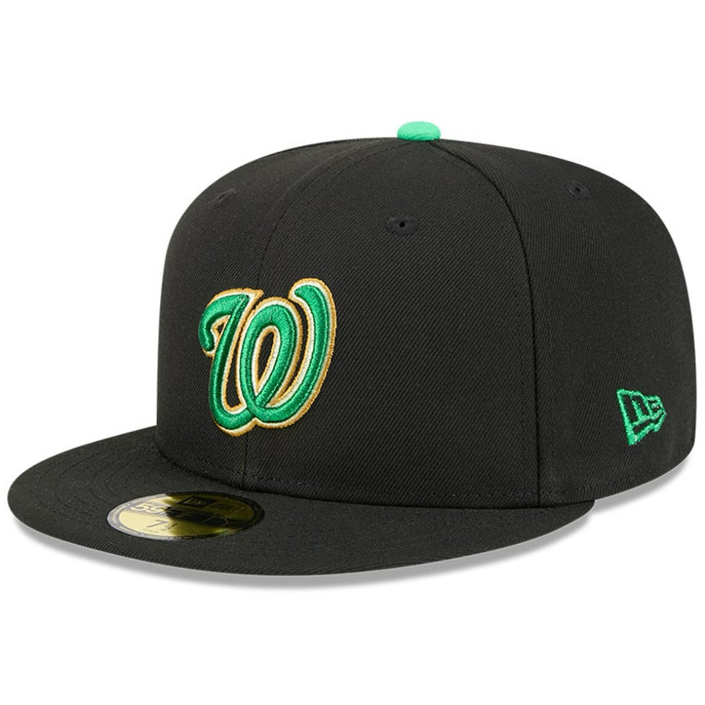 Washington Nationals 2026 St. Patrick's Day 59FIFTY Fitted Hat Black