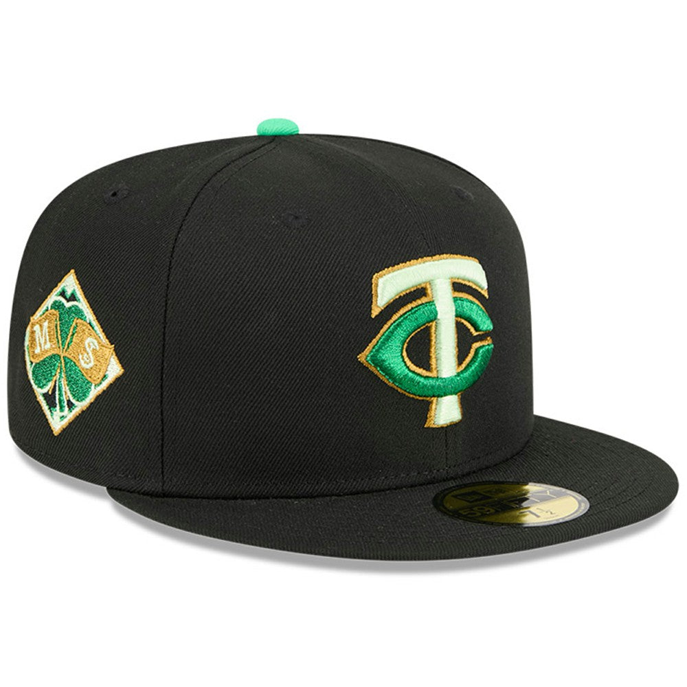 Minnesota Twins 2026 St. Patrick's Day 59FIFTY Fitted Hat Black