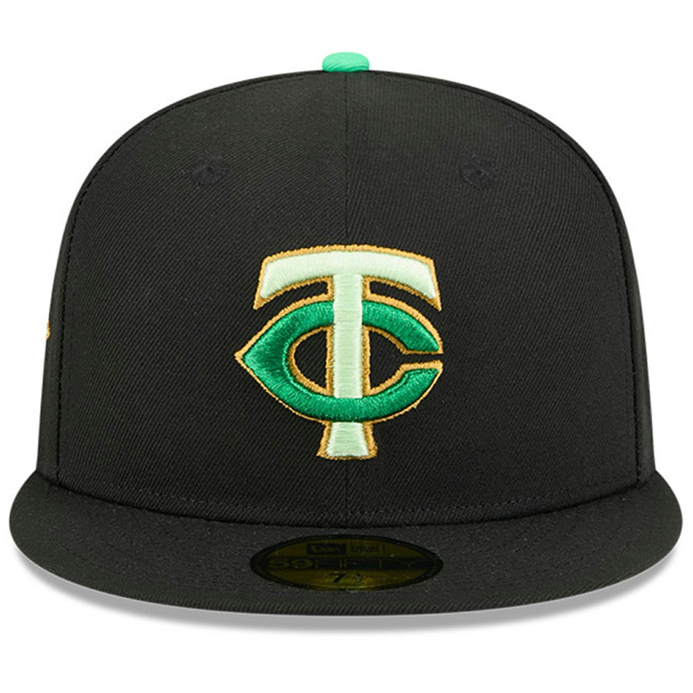 Minnesota Twins 2026 St. Patrick's Day 59FIFTY Fitted Hat Black