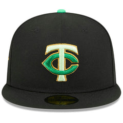 Minnesota Twins 2026 St. Patrick's Day 59FIFTY Fitted Hat Black