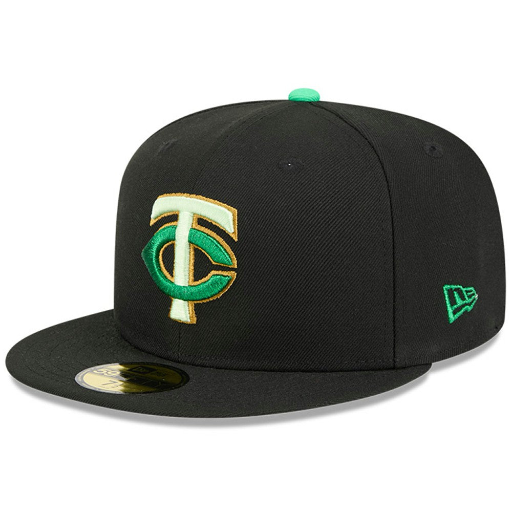 Minnesota Twins 2026 St. Patrick's Day 59FIFTY Fitted Hat Black