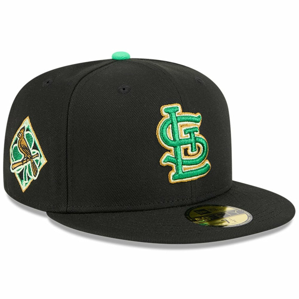St. Louis Cardinals 2026 St. Patrick's Day 59FIFTY Fitted Hat Black