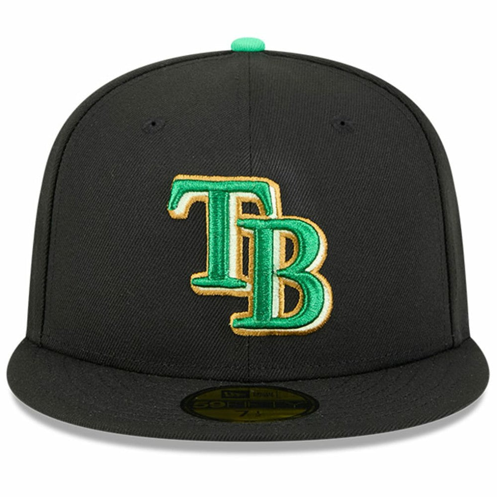 Tampa Bay Rays 2026 St. Patrick's Day 59FIFTY Fitted Hat Black