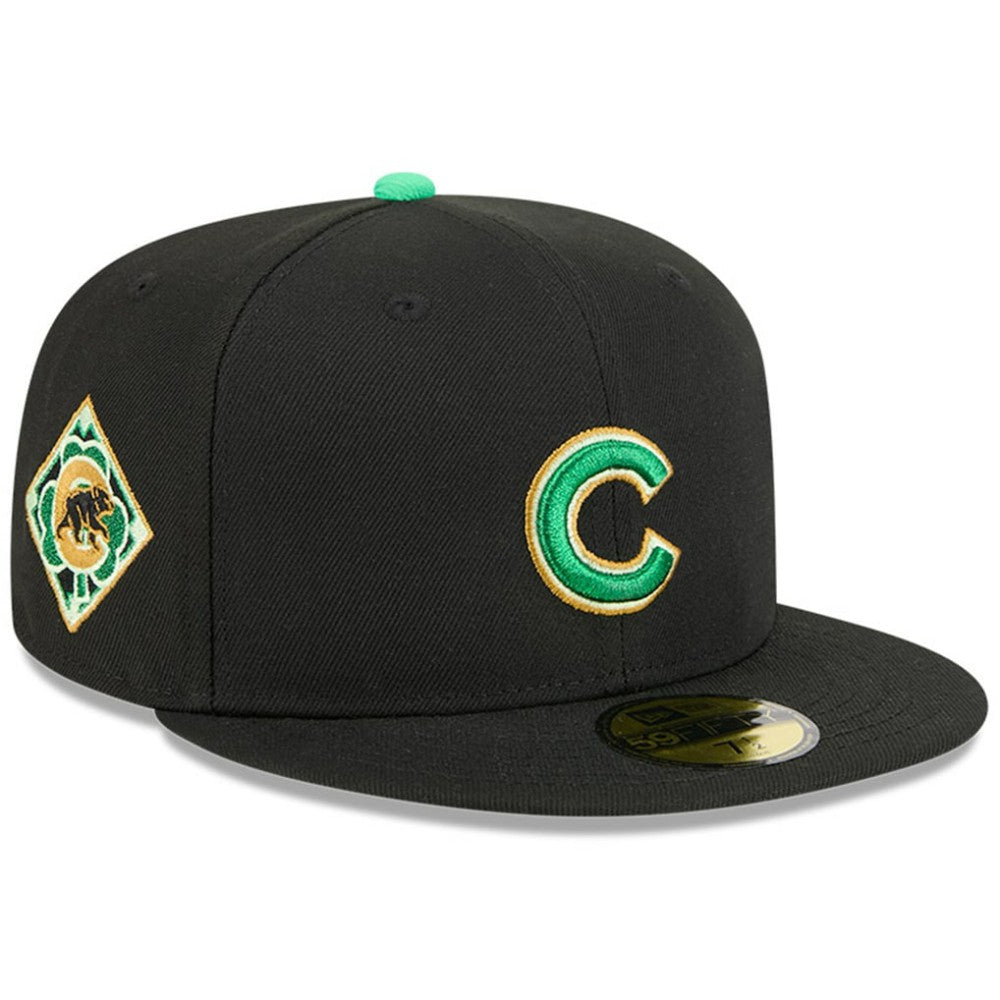 Chicago Cubs 2026 St. Patrick's Day 59FIFTY Fitted Hat Black
