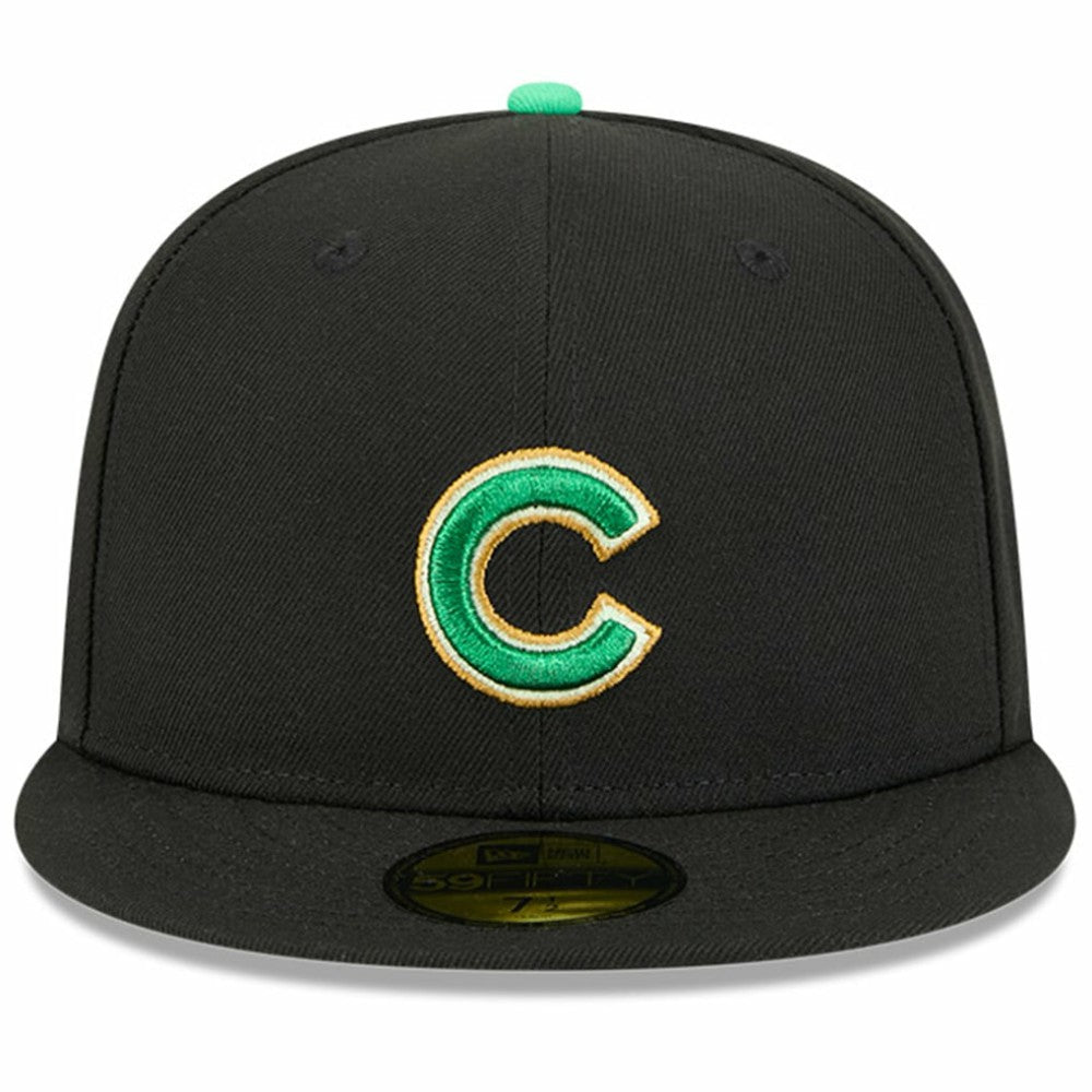 Chicago Cubs 2026 St. Patrick's Day 59FIFTY Fitted Hat Black
