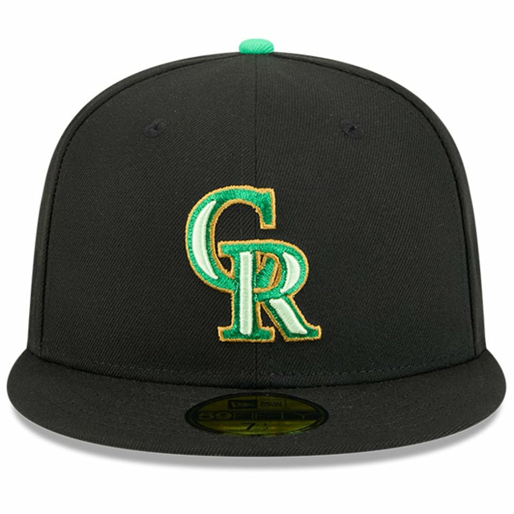 Colorado Rockies 2026 St. Patrick's Day 59FIFTY Fitted Hat Black