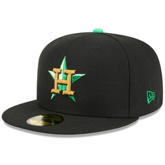 Houston Astros 2026 St. Patrick's Day 59FIFTY Fitted Hat Black