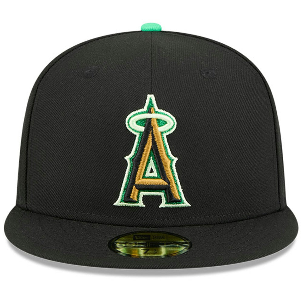 Los Angeles Angels 2026 St. Patrick's Day 59FIFTY Fitted Hat Black
