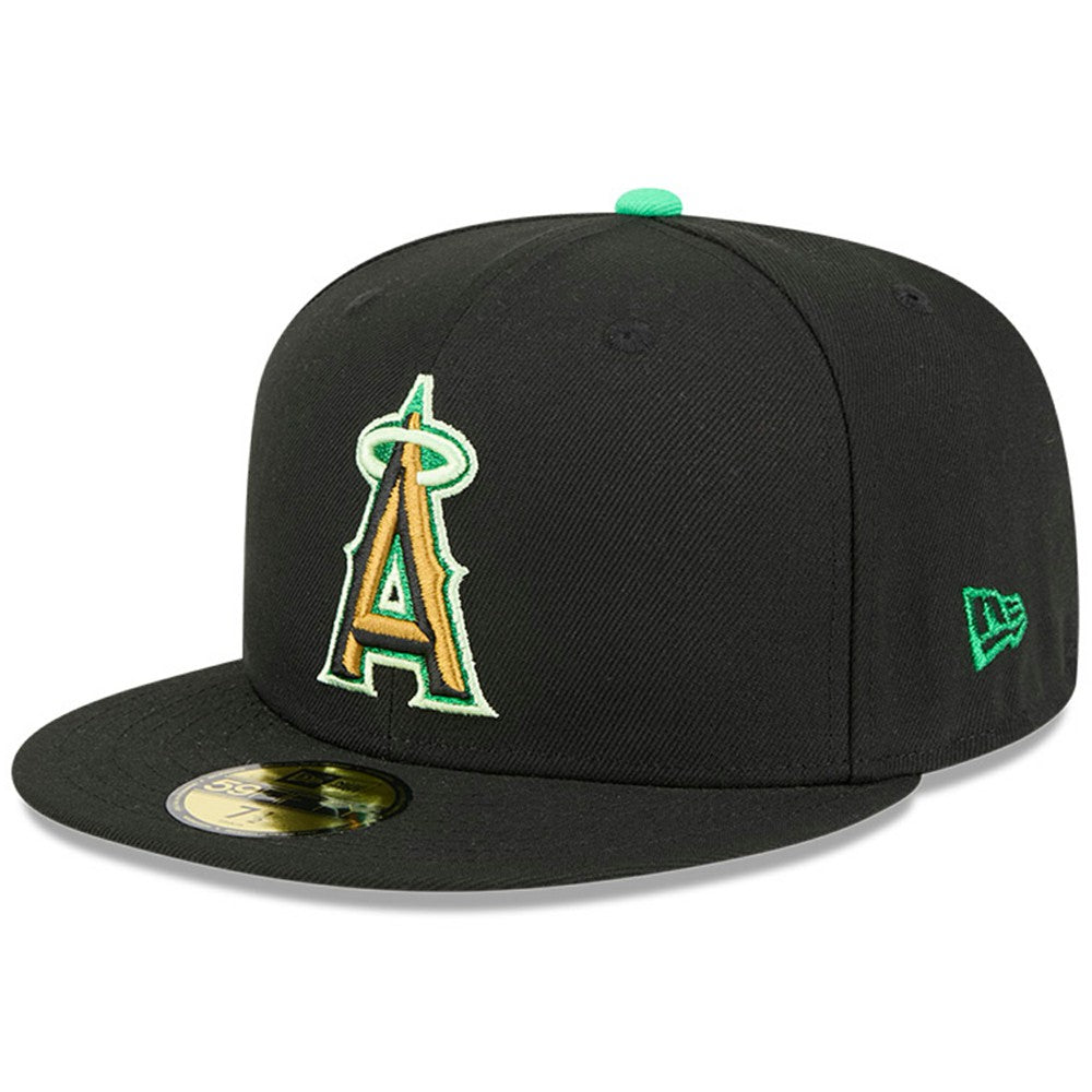 Los Angeles Angels 2026 St. Patrick's Day 59FIFTY Fitted Hat Black