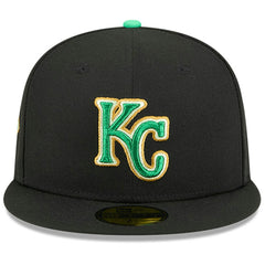 Kansas City Royals 2026 St. Patrick's Day 59FIFTY Fitted Hat Black