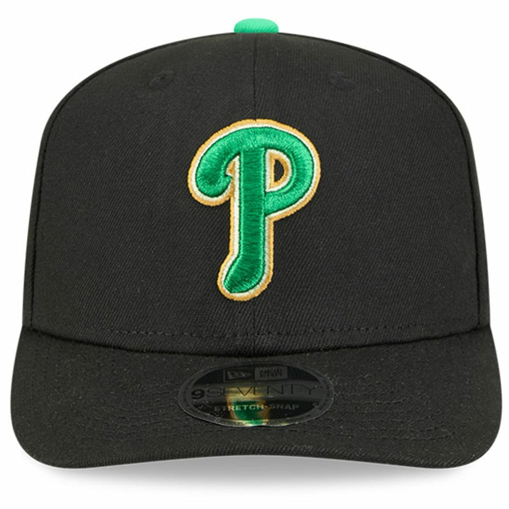 Philadelphia Phillies 2026 St. Patrick's Day 9SEVENTY Adjustable Hat Black