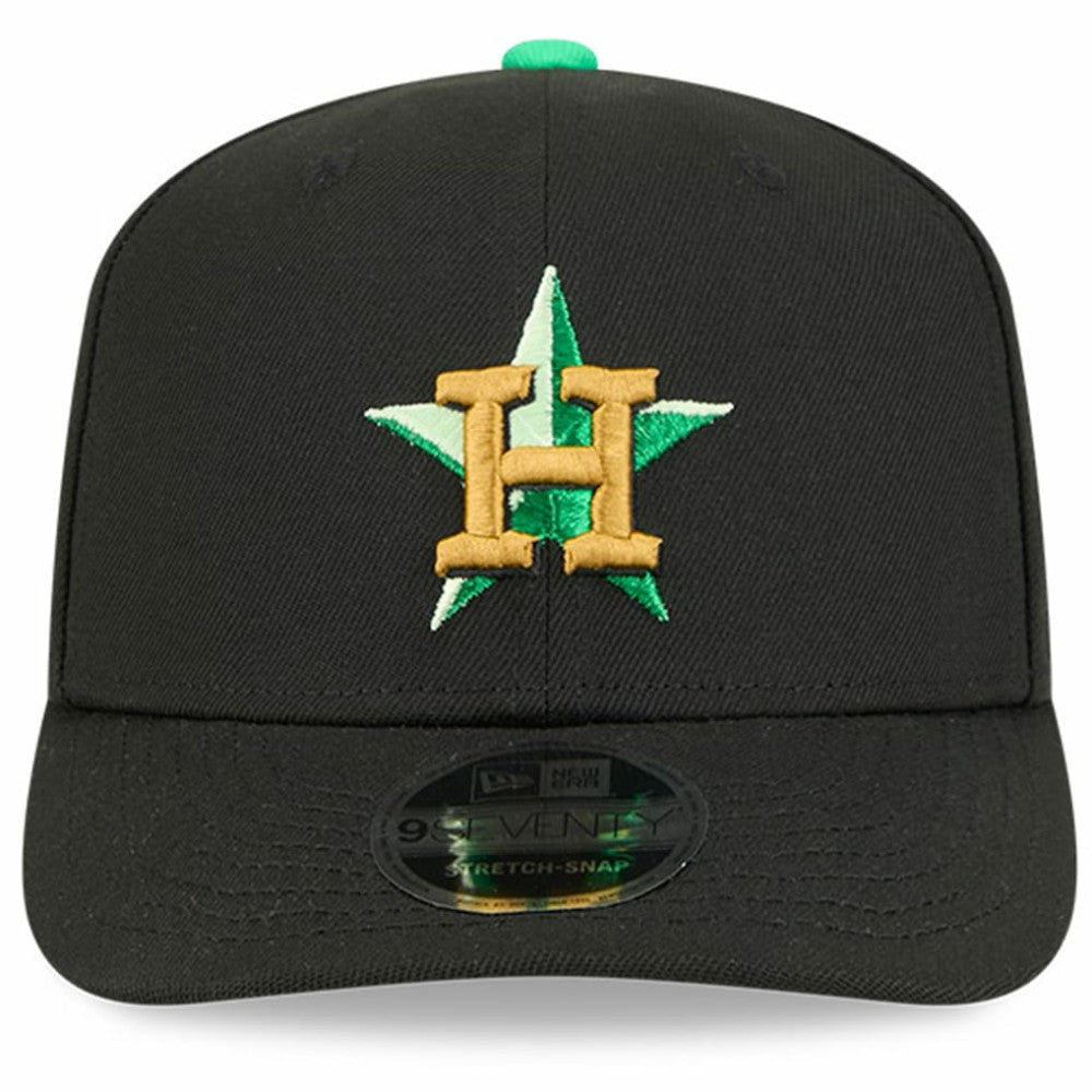 Houston Astros 2026 St. Patrick's Day 9SEVENTY Adjustable Hat Black
