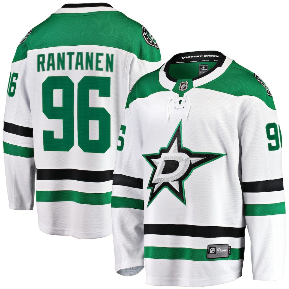 Mikko Rantanen Dallas Stars Fanatics Away Breakaway Jersey - White Jerseys
