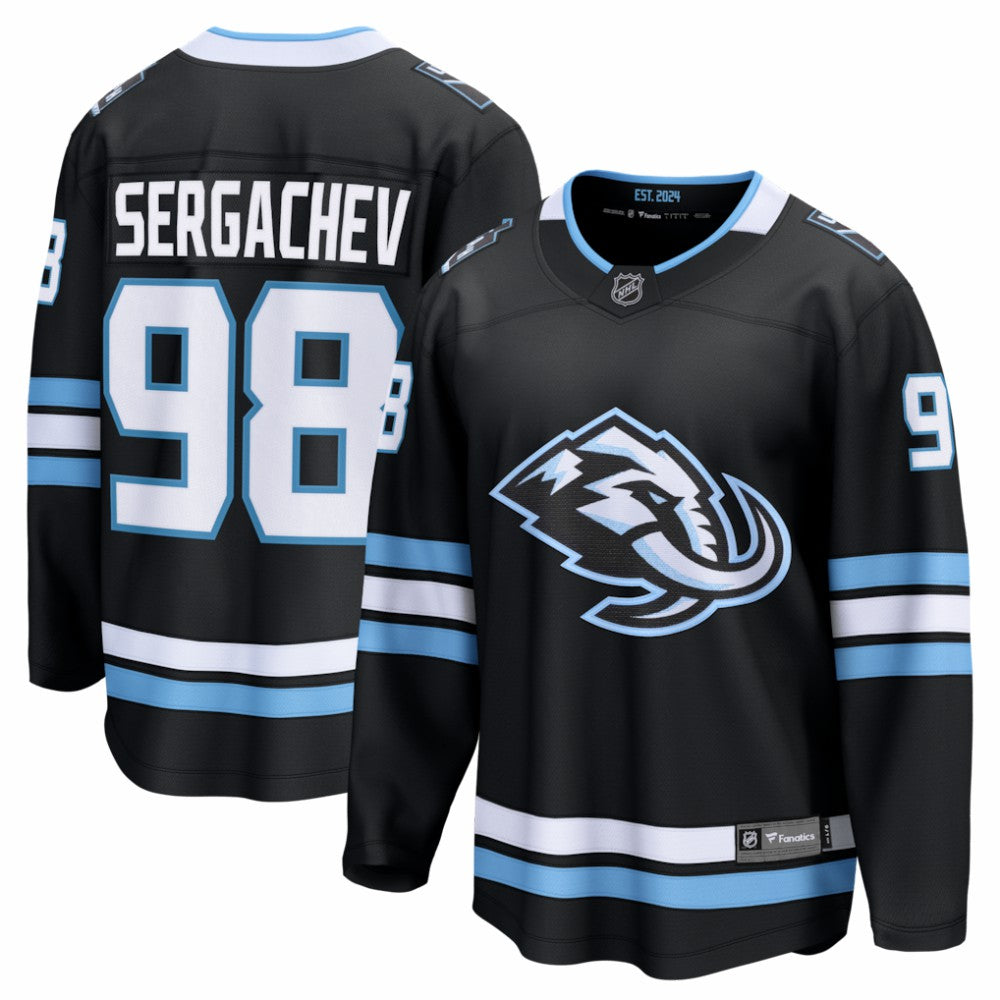 Mikhail Sergachev Utah Mammoth Fanatics Home Breakaway Player Jersey - Black Jerseys