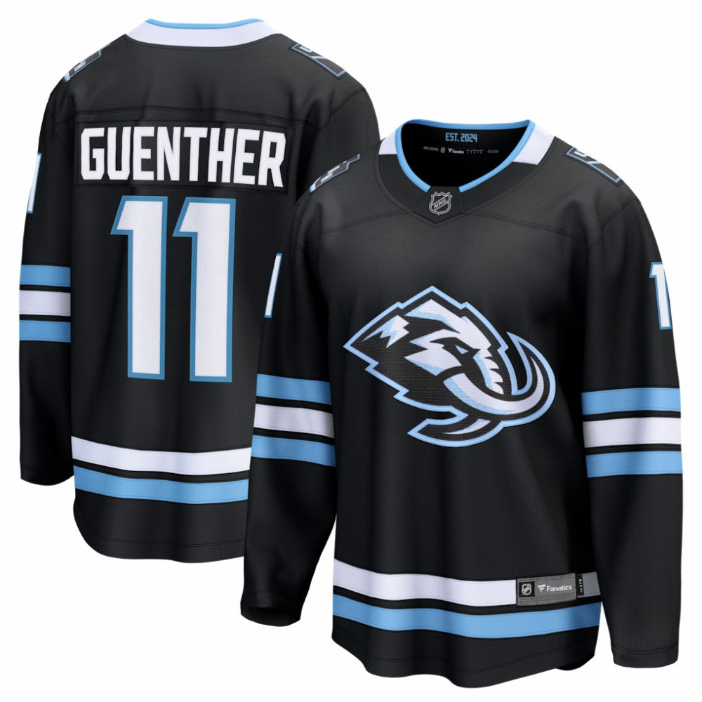 Dylan Guenther Utah Mammoth Fanatics Home Breakaway Player Jersey - Black Jerseys