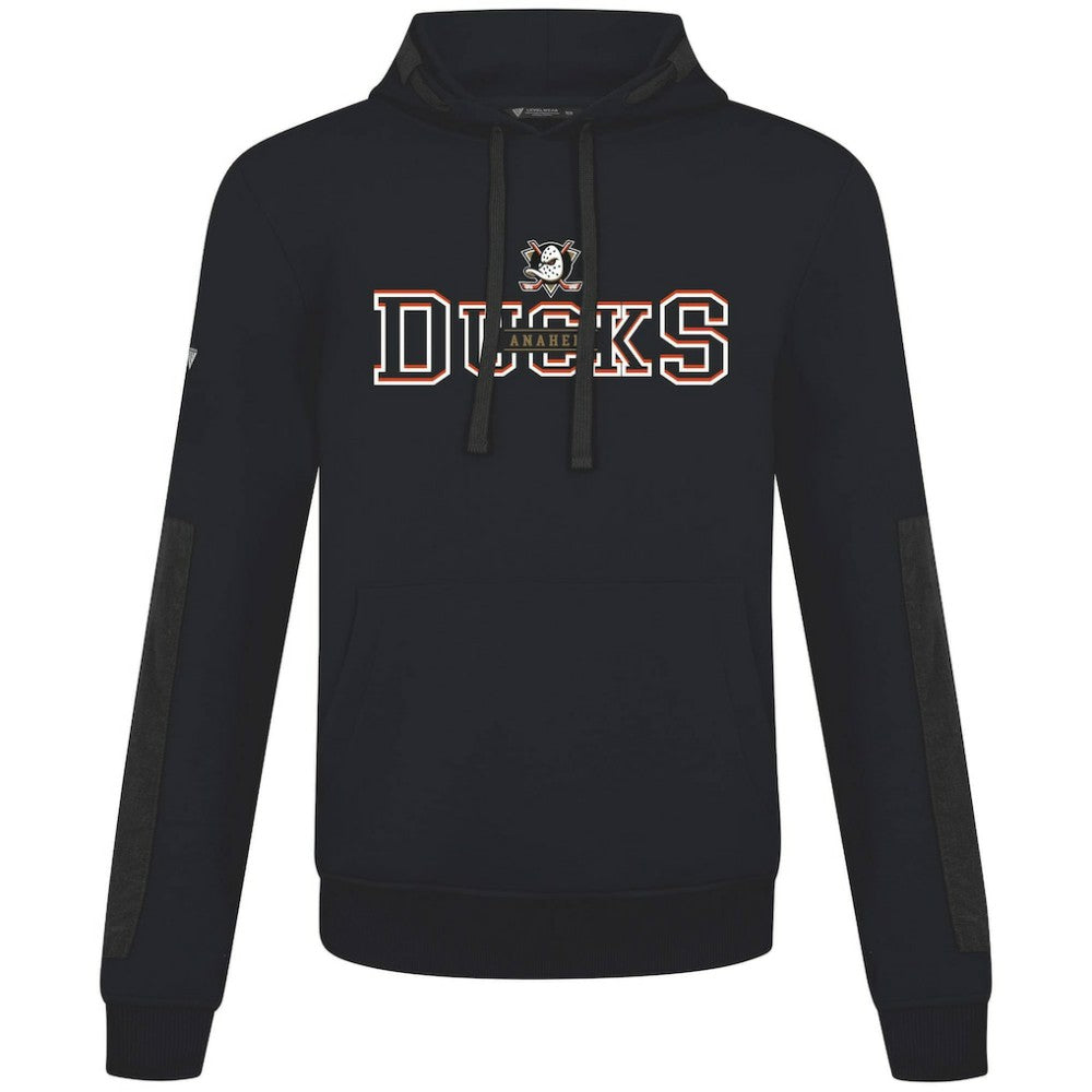 Anaheim Ducks Levelwear Bombay Journey Pullover Hoodie - Black Hoodies