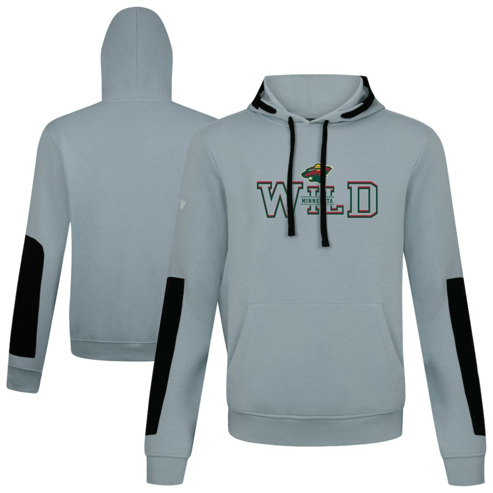 Minnesota Wild Levelwear Bombay Journey Pullover Hoodie - Gray Hoodies