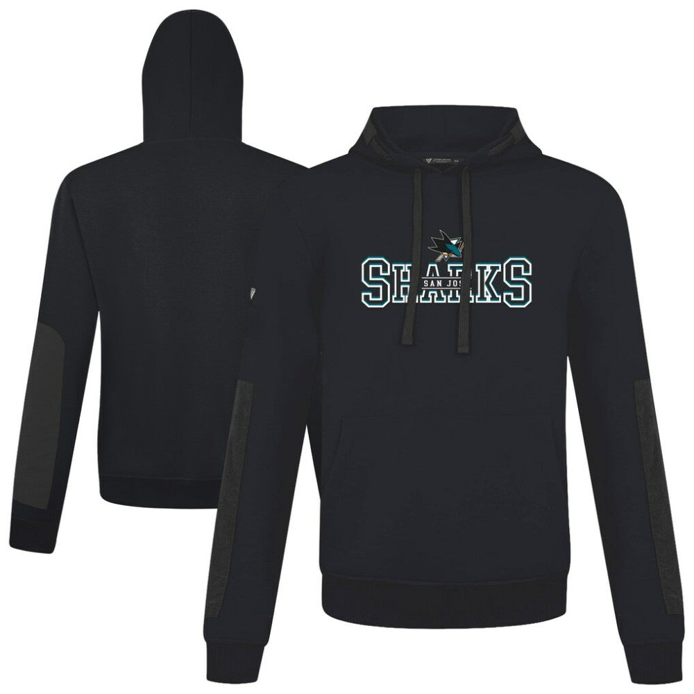 San Jose Sharks Levelwear Bombay Journey Pullover Hoodie - Black Hoodies