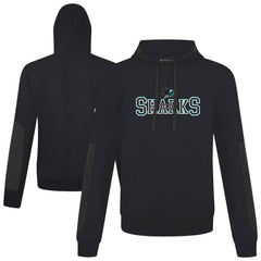 San Jose Sharks Levelwear Bombay Journey Pullover Hoodie - Black Hoodies