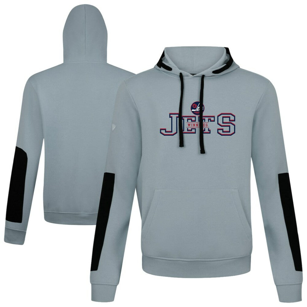 Winnipeg Jets Levelwear Bombay Journey Pullover Hoodie - Gray Hoodies