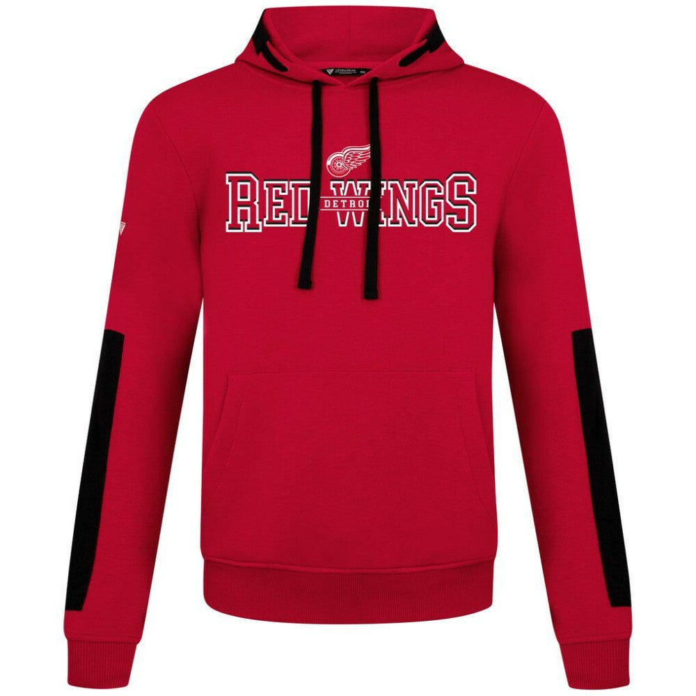Detroit Red Wings Levelwear Bombay Journey Pullover Hoodie - Red Hoodies