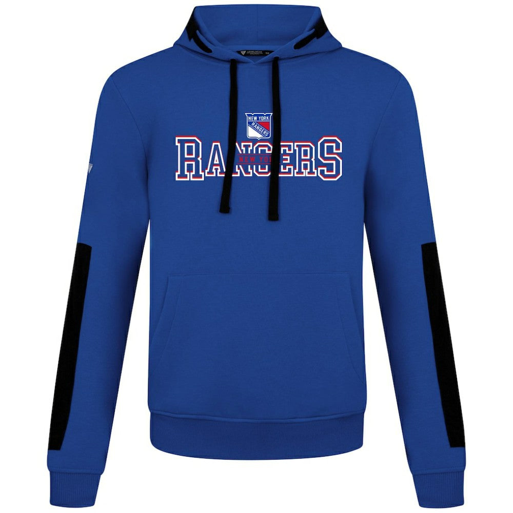 New York Rangers Levelwear Bombay Journey Pullover Hoodie - Blue Hoodies